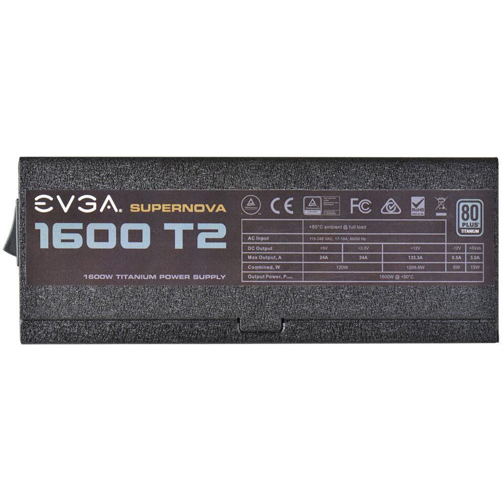 EVGA SuperNOVA 1600 T2 1600W 80 Plus Titanium Modular Power Supply