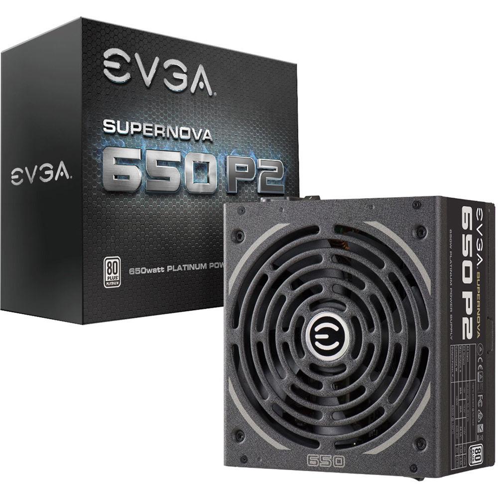 EVGA SuperNOVA 650 P2 650W 80 Plus Platinum Modular Power Supply