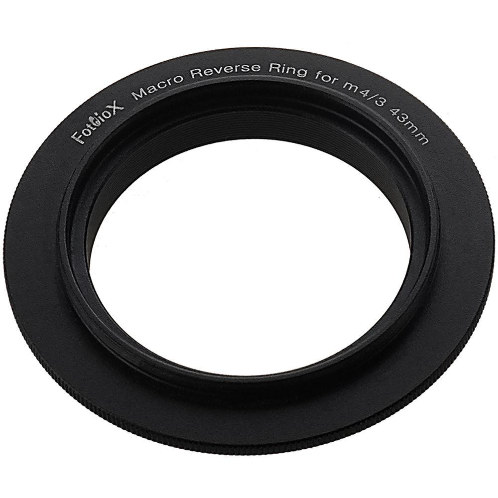 FotodioX 43mm Reverse Mount Macro Adapter Ring for Micro Four Thirds-Mount Cameras