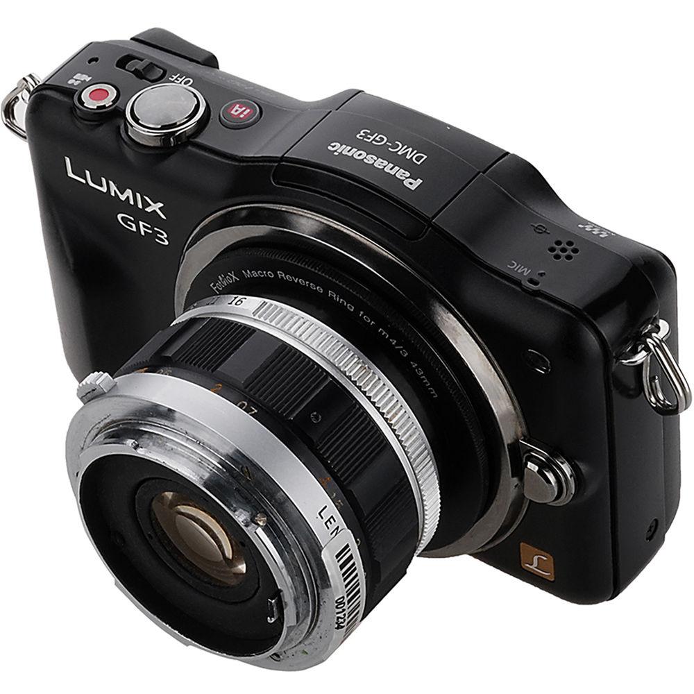 FotodioX 43mm Reverse Mount Macro Adapter Ring for Micro Four Thirds-Mount Cameras