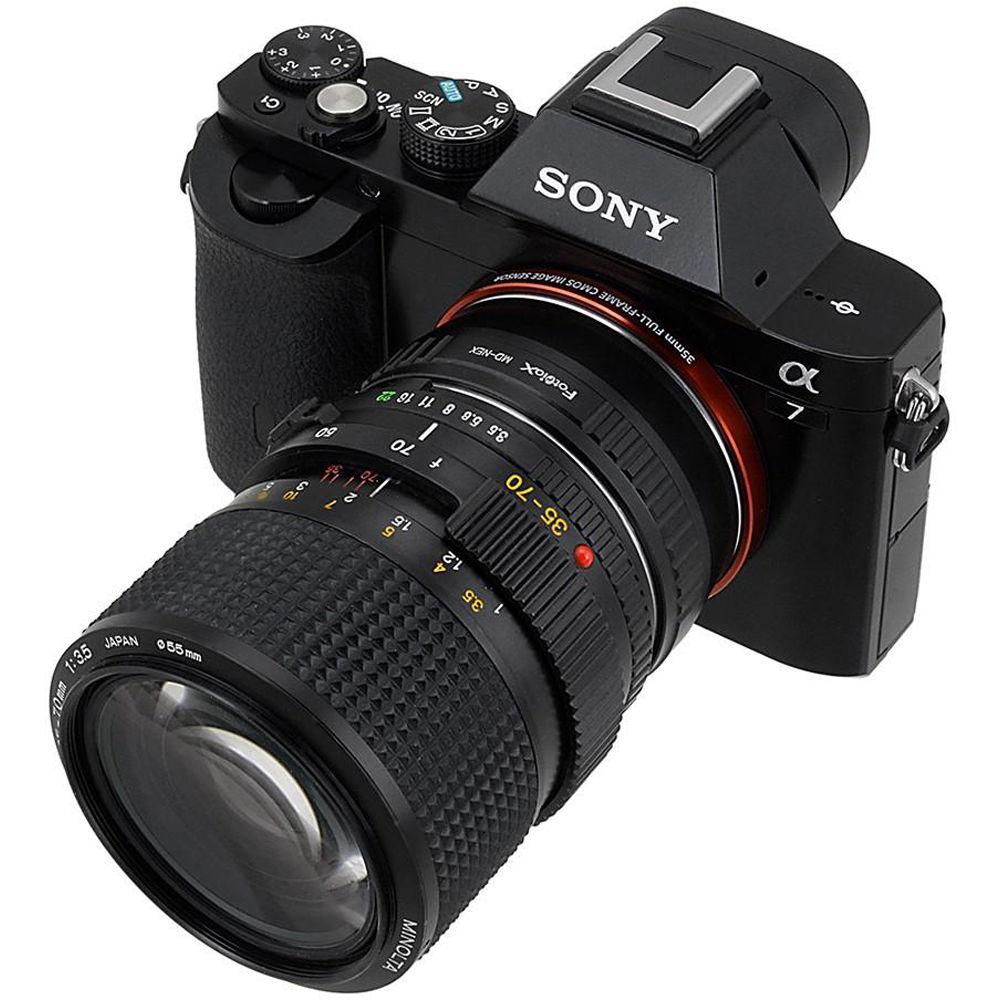FotodioX Mount Adapter for Minolta SR MD MC-Mount Lens to Sony E-Mount Camera