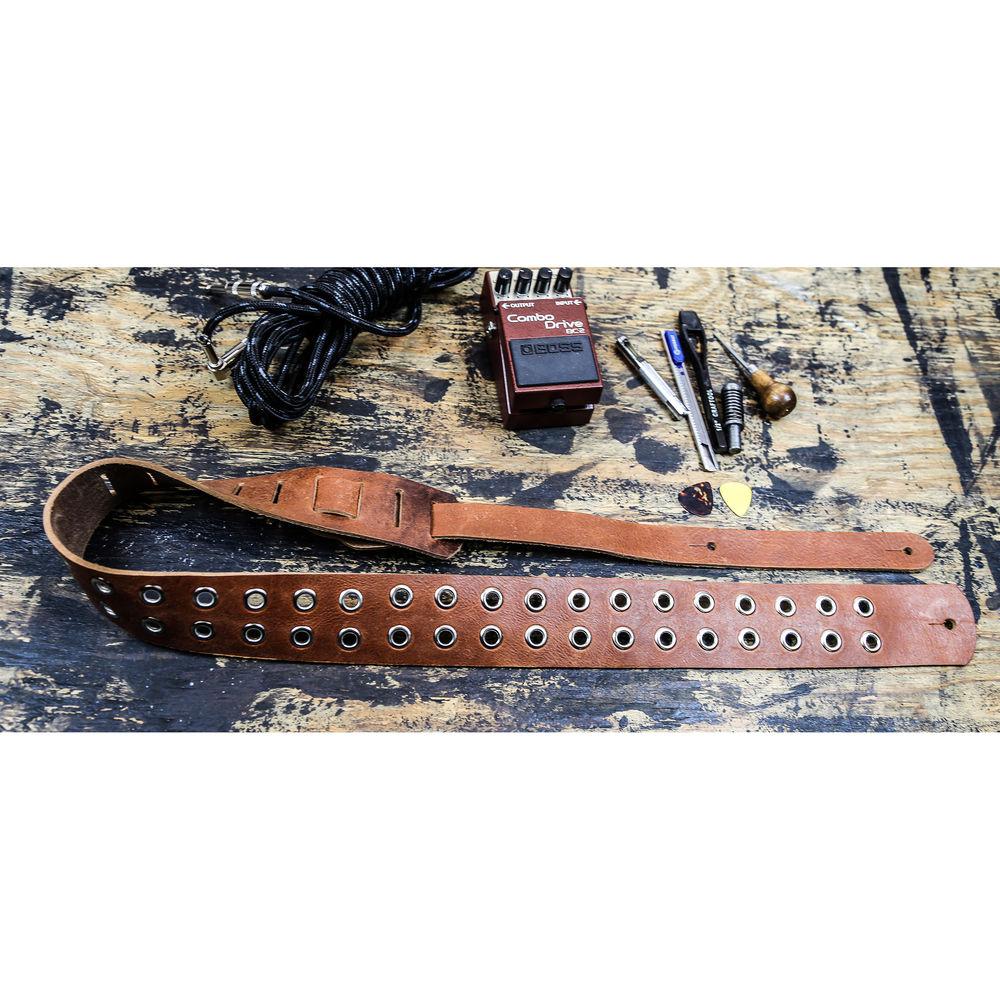 Funk Plus Double Grommet Genuine Premium Leather Intrinsic Guitar Strap