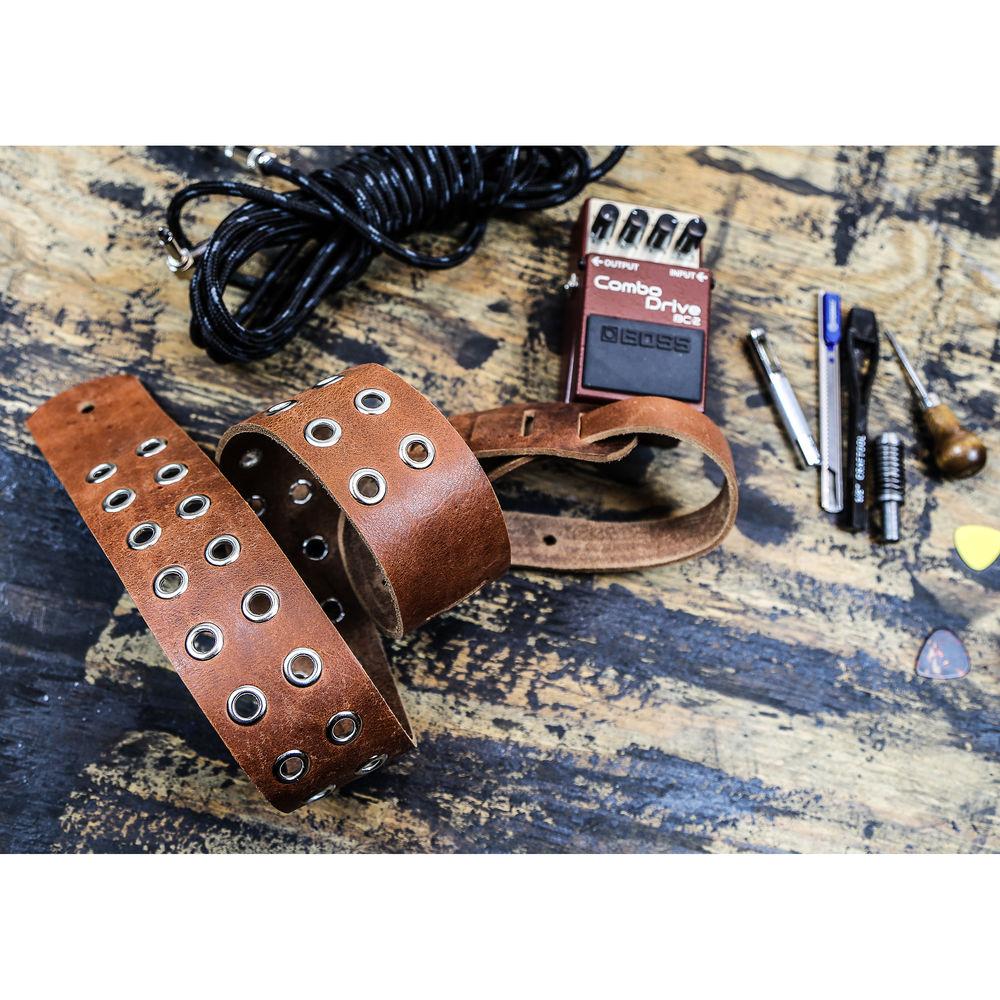 Funk Plus Double Grommet Genuine Premium Leather Intrinsic Guitar Strap