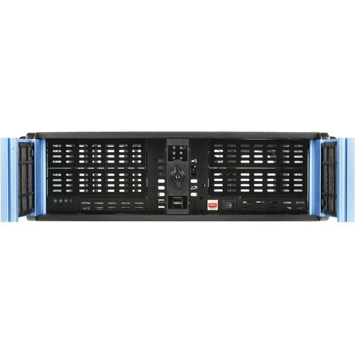 iStarUSA D-300LSEA 3 RU High-Performance Rackmount Chassis with 600W Redundant Power Supply