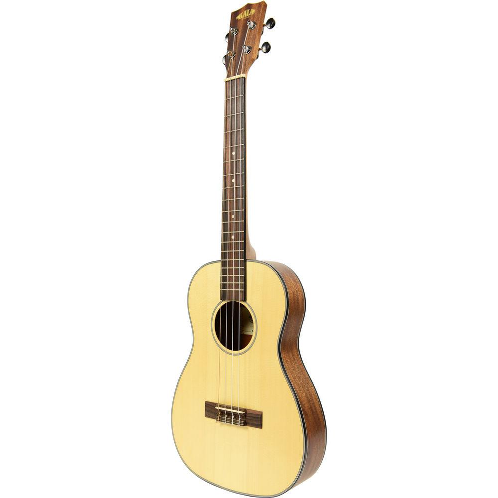 KALA KA-SSTU-B Solid Spruce Travel Baritone Ukulele