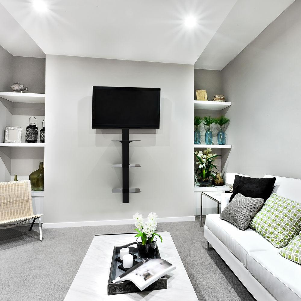 Kanto Living AVT3 Wall-Mounted A V Shelf System