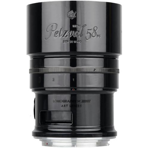 Lomography Petzval 58mm f 1.9 Bokeh Control Art Lens for Nikon F