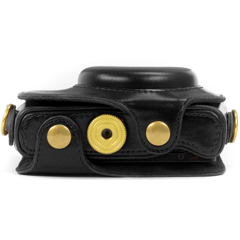 MegaGear Ever Ready PU Leather Camera Case with Strap for Canon PowerShot G7 X