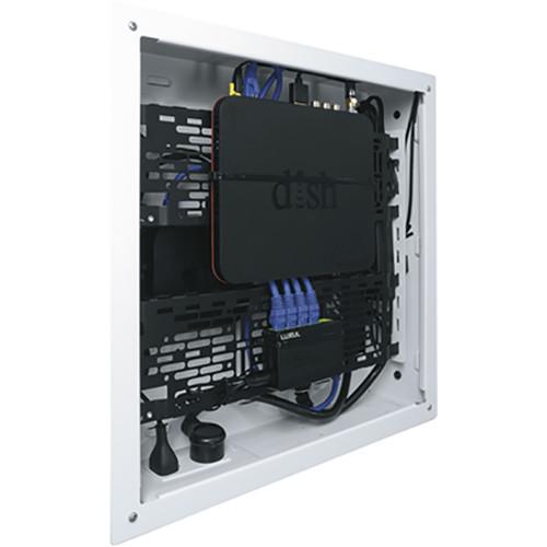 Middle Atlantic 14 x 14" Proximity Series In-Wall Box with Two Lever Lock 4" Mounting Plate for Storing AV System Components