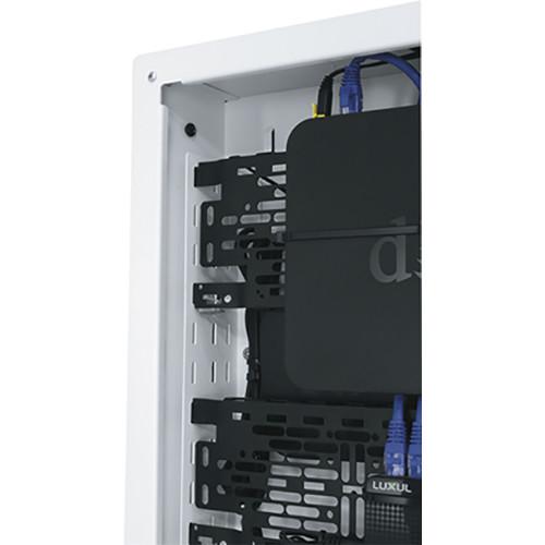 Middle Atlantic 14 x 14" Proximity Series In-Wall Box with Two Lever Lock 4" Mounting Plate for Storing AV System Components