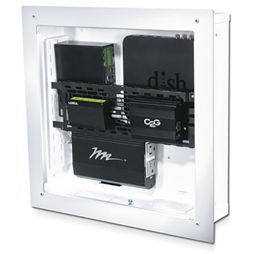 Middle Atlantic 14 x 14" Proximity Series In-Wall Box with Two Lever Lock 4" Mounting Plate for Storing AV System Components