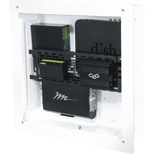 Middle Atlantic 14 x 14" Proximity Series In-Wall Box with Two Lever Lock 4" Mounting Plate for Storing AV System Components
