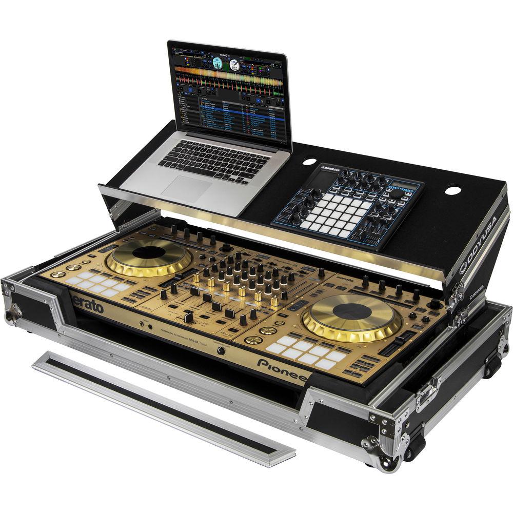 Odyssey Innovative Designs Flight Zone GSA Glide-Style Case for Pioneer DDJ-RZ SZ SZ2 Controllers