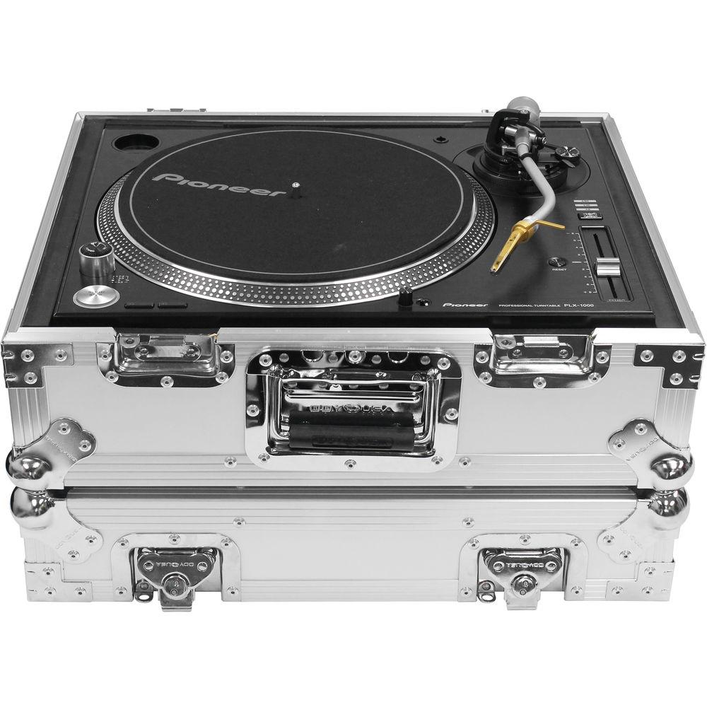 Odyssey Innovative Designs Flight Zone Universal Turntable Case for Technics-Style DJ Turntable