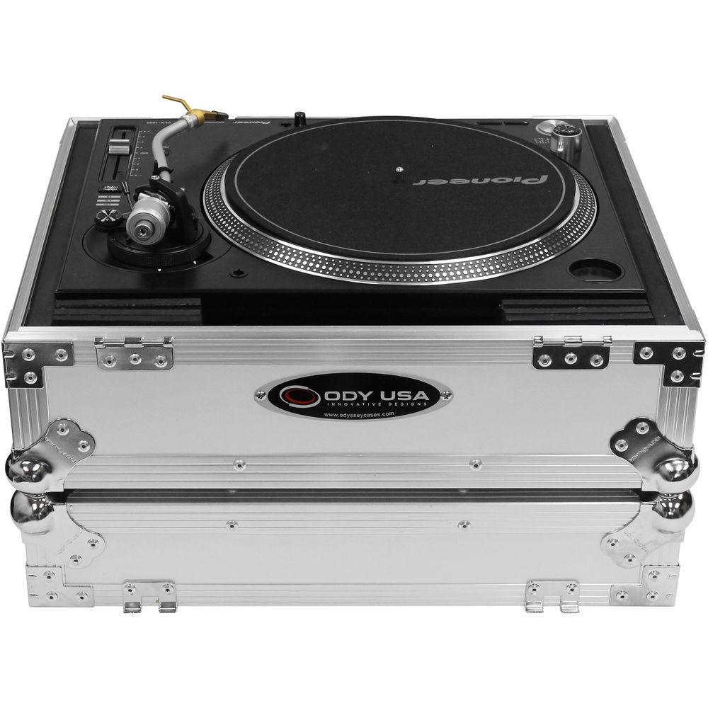 Odyssey Innovative Designs Flight Zone Universal Turntable Case for Technics-Style DJ Turntable