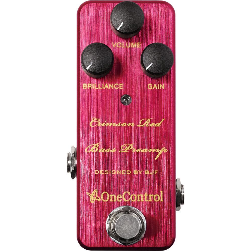 OneControl Crimson Red Bass Preamp Pedal