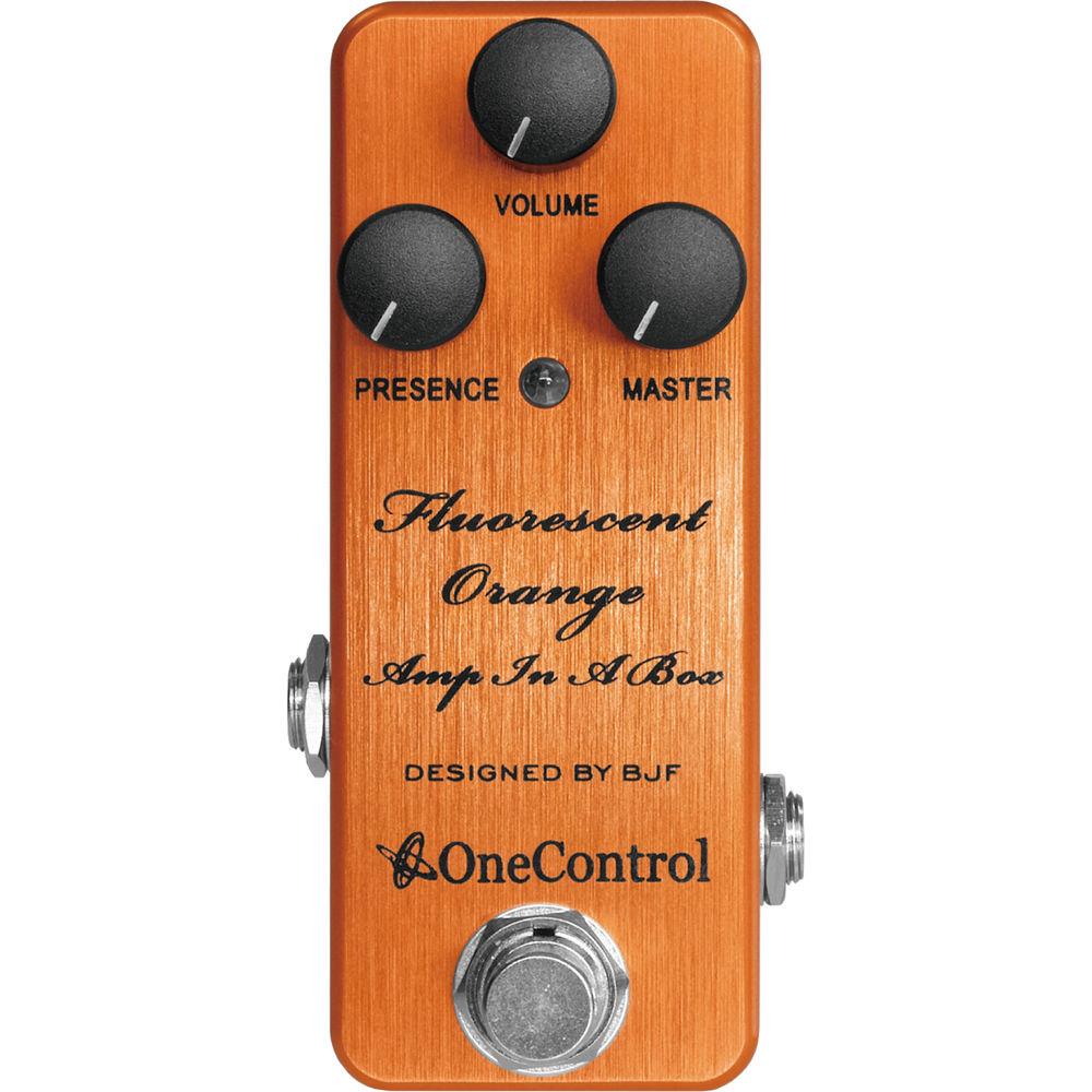 OneControl Fluorescent Orange Amp In A Box Distortion Pedal