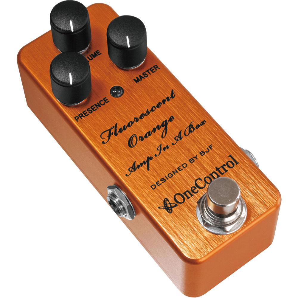 OneControl Fluorescent Orange Amp In A Box Distortion Pedal