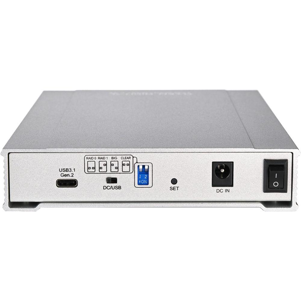 Oyen Digital MiniPro RAID V3 10TB 2-Bay USB 3.1 Type-C RAID Array
