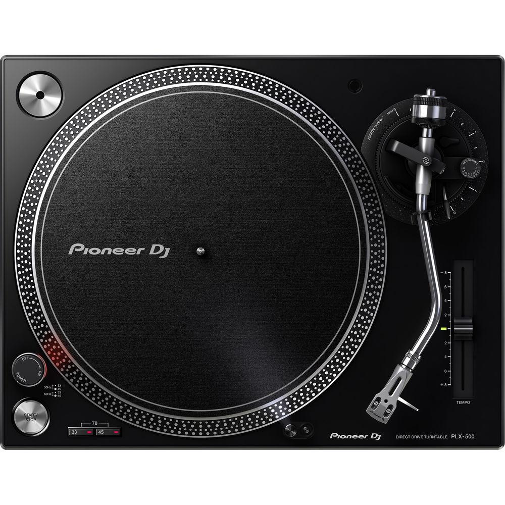 Pioneer DJ PLX-500-K High-Torque, Direct-Drive Turntable