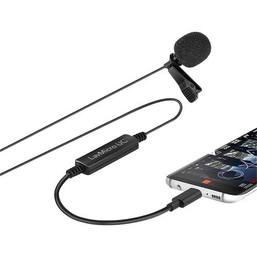 Saramonic LavMicro-UC Omnidirectional Lavalier Mic for USB Type-C Devices with Signal Converter