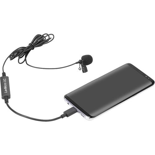 Saramonic LavMicro-UC Omnidirectional Lavalier Mic for USB Type-C Devices with Signal Converter