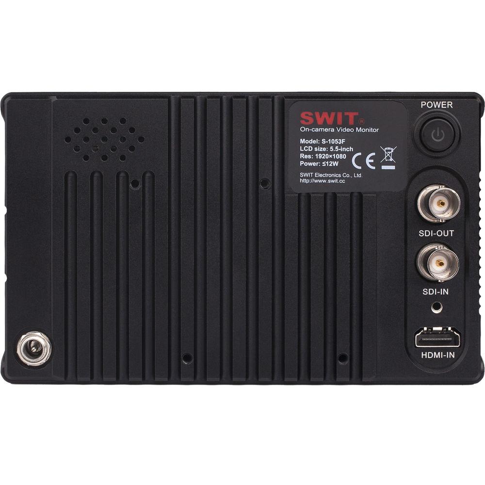 SWIT S-1053F 5.5" Full HD Waveform LCD Monitor with S-7003C Canon BP Battery Plate