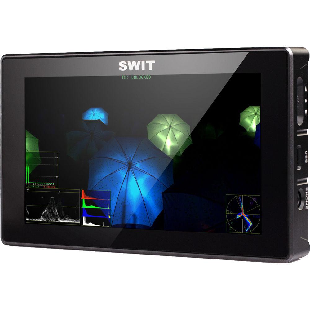 SWIT S-1053F 5.5" Full HD Waveform LCD Monitor with S-7003V JVC BN-VF Battery Plate