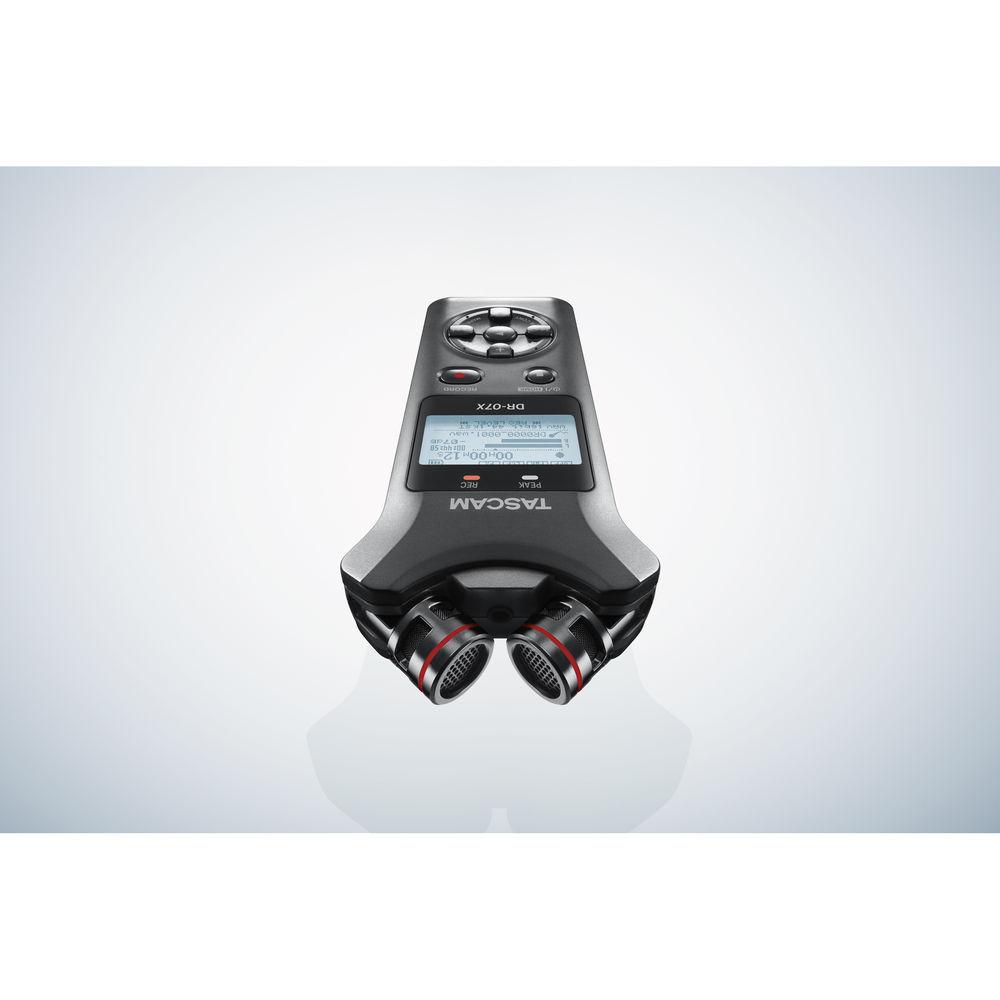 Tascam DR-07X Stereo Handheld Digital Audio Recorder with USB Audio Interface