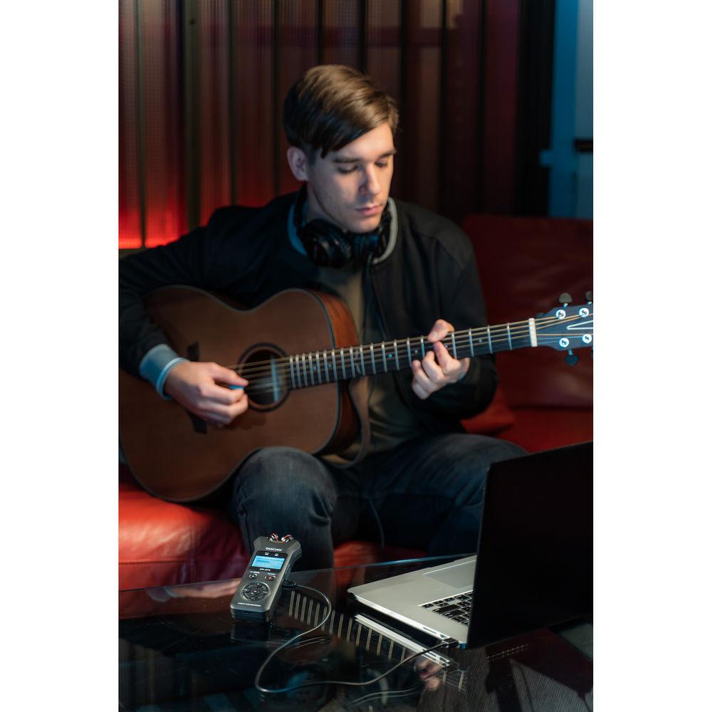 Tascam DR-07X Stereo Handheld Digital Audio Recorder with USB Audio Interface