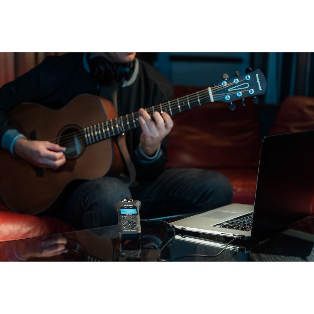 Tascam DR-07X Stereo Handheld Digital Audio Recorder with USB Audio Interface