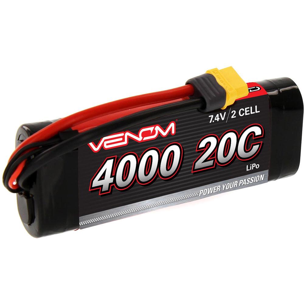 Venom Group Venom 20C 2S 4000mAh 7.4V Lipo Battery For Tamiya Cars