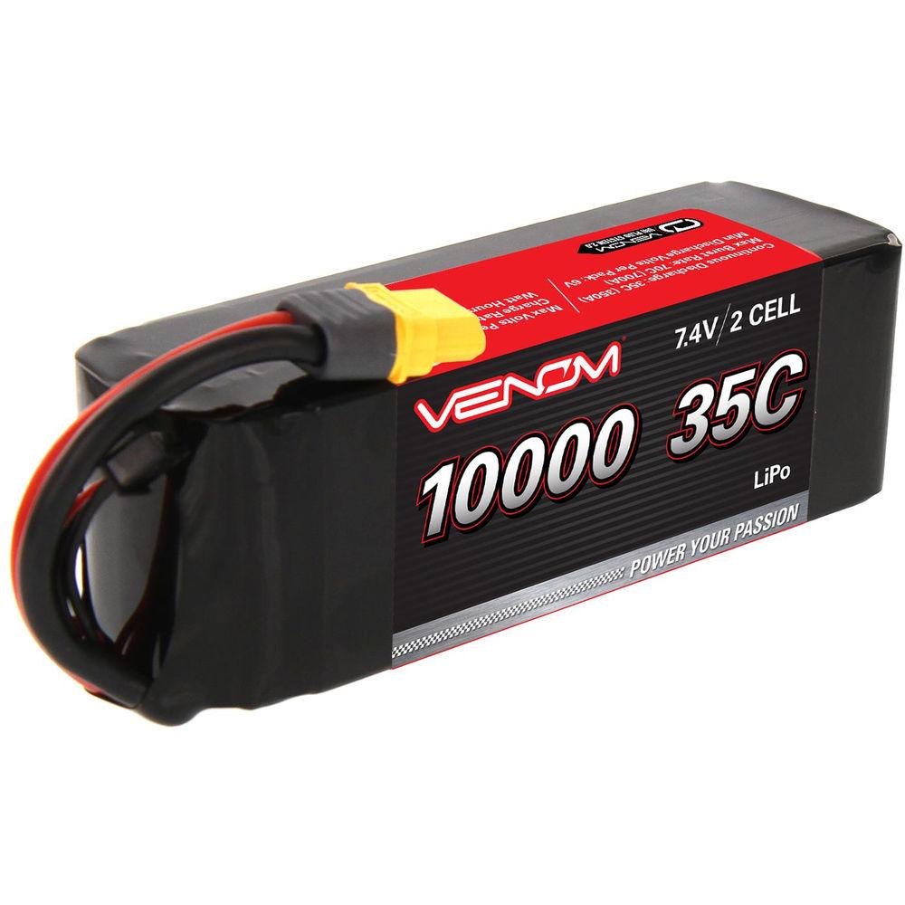Venom Group Venom 35C 2S 7.4V 10000mAh Lipo Battery With Universal Plug System