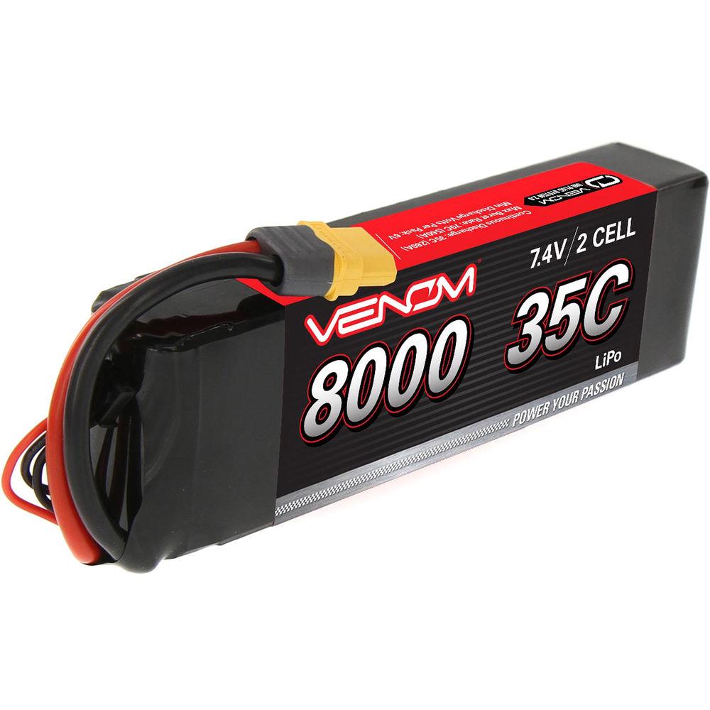 Venom Group Venom 35C 2S 7.4V 8000mAh Lipo Battery With Universal Plug System