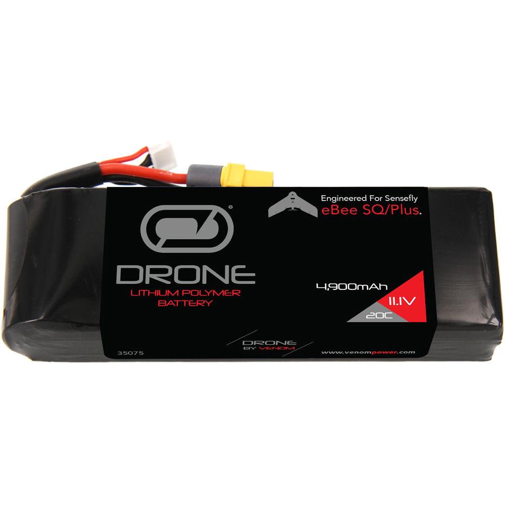 Venom Group Venom 3S 4900mAh 11.1V Lipo Drone Battery For Sensefly Ebee Plus And Ebee Sq
