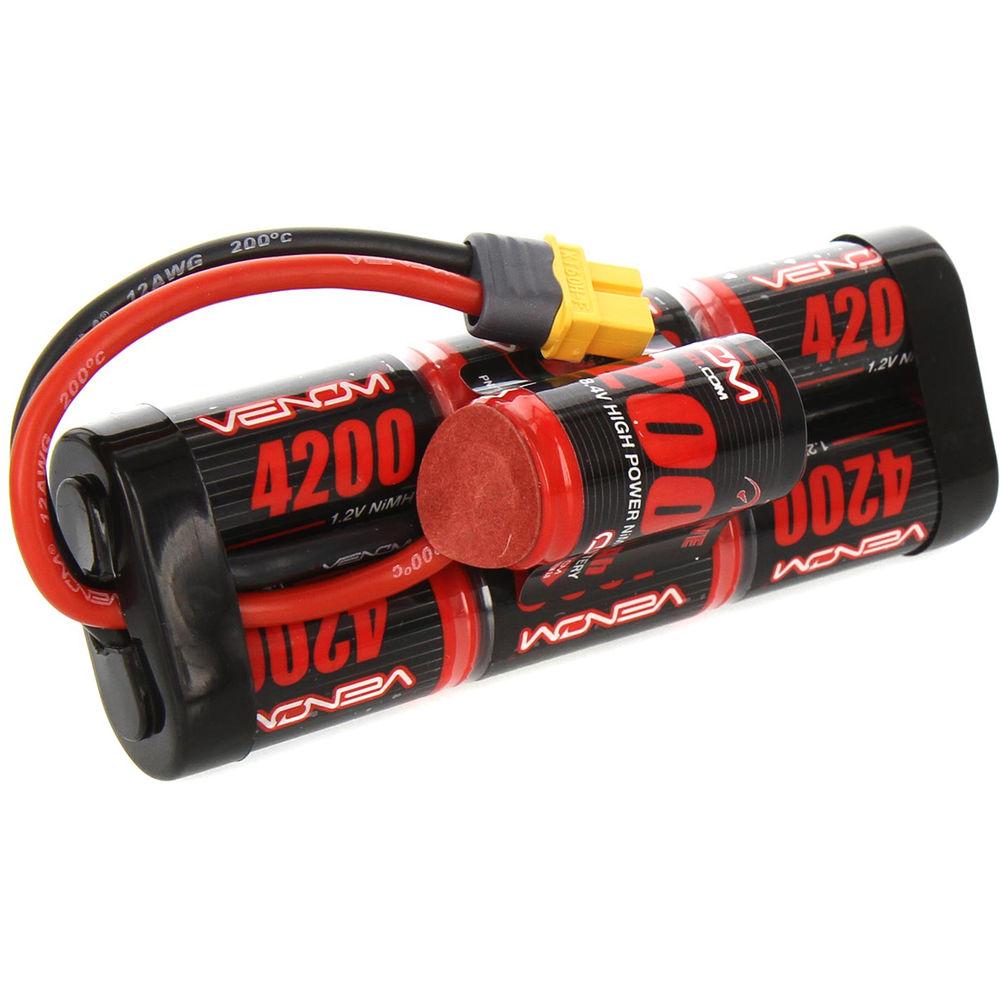 Venom Group Venom 8.4V 4200mAh 7 Cell Hump Pack NiMH Battery With Universal Plug System