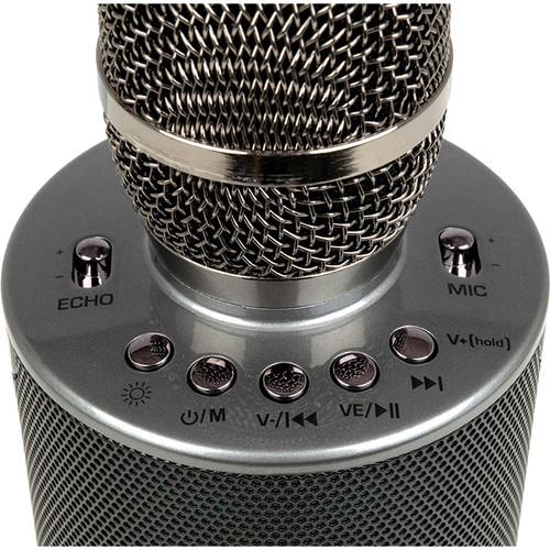 VocoPro Pop-Up Oke Wireless Karaoke Microphone with Light Show Speaker