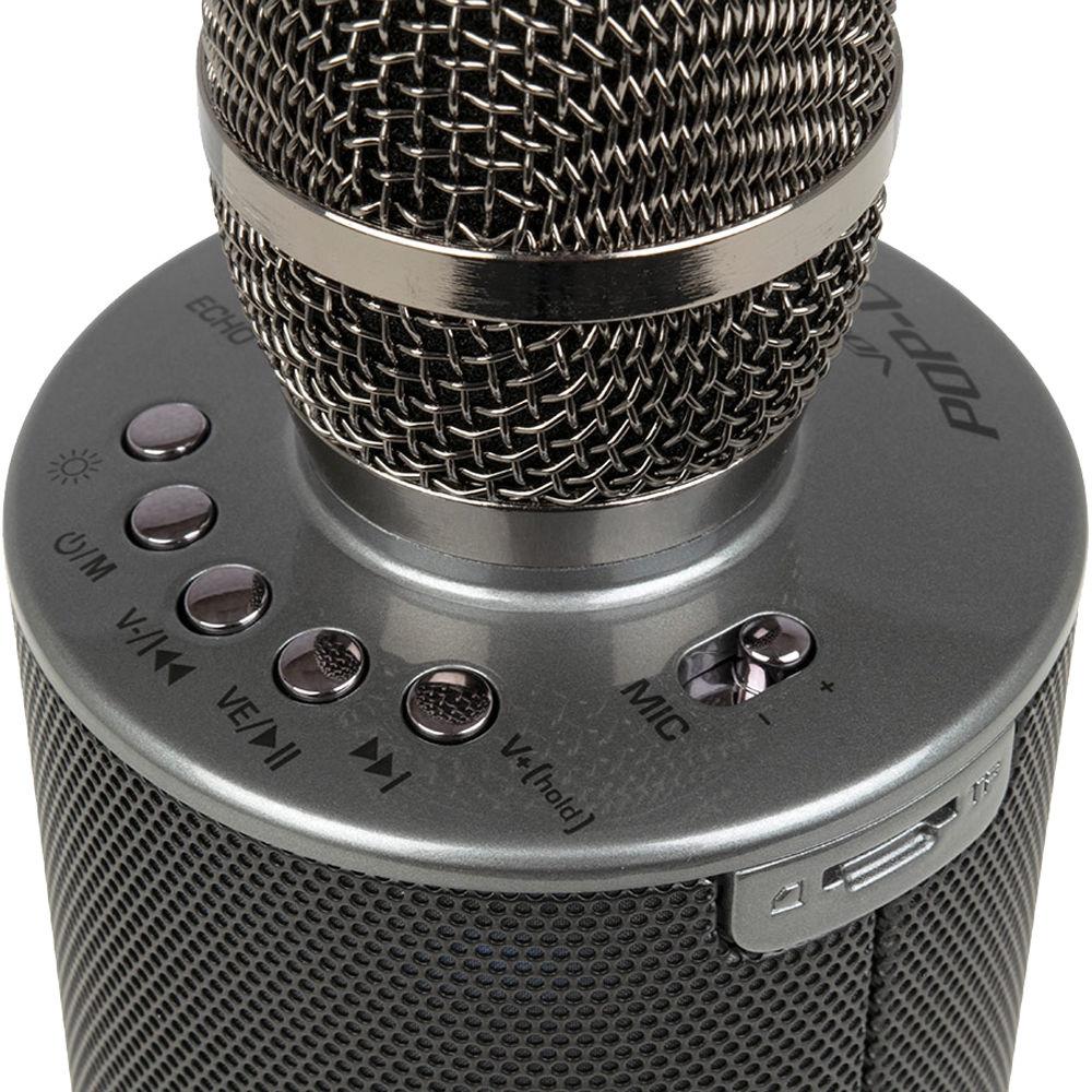 VocoPro Pop-Up Oke Wireless Karaoke Microphone with Light Show Speaker