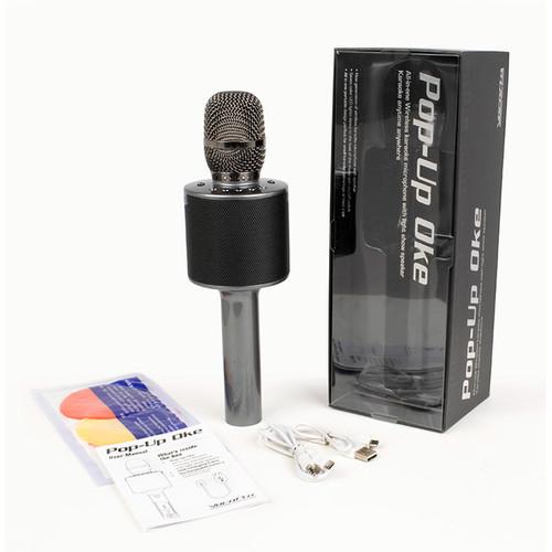 VocoPro Pop-Up Oke Wireless Karaoke Microphone with Light Show Speaker