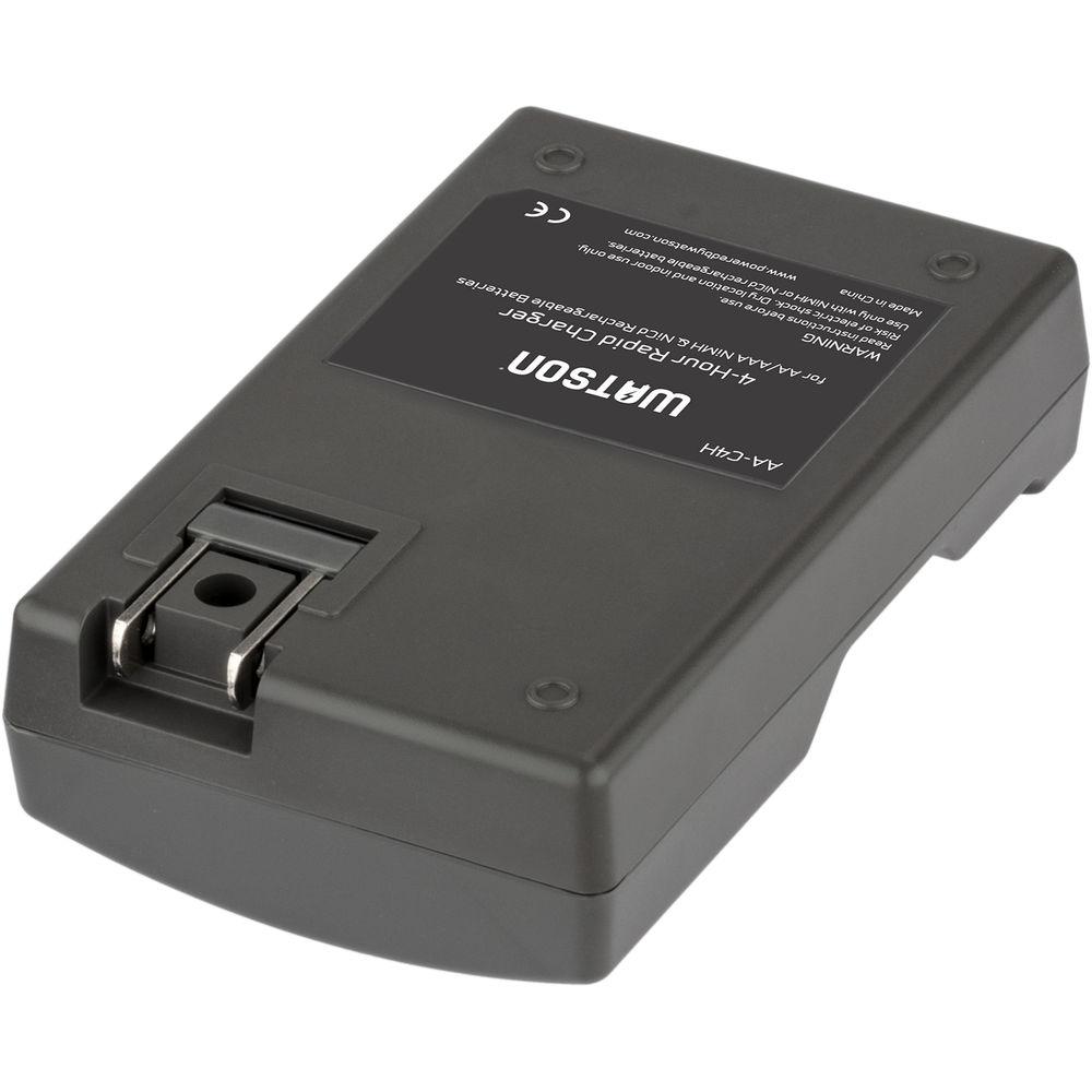 Watson Rapid Charger with 4 AA NiMH Rechargeable Batteries