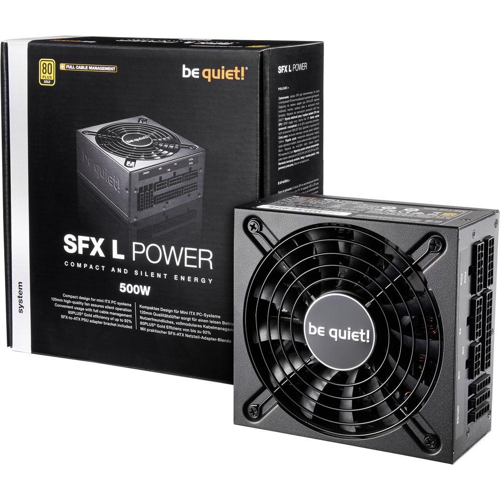 be quiet! SFX L Power 500W 80 Plus Gold Modular Power Supply