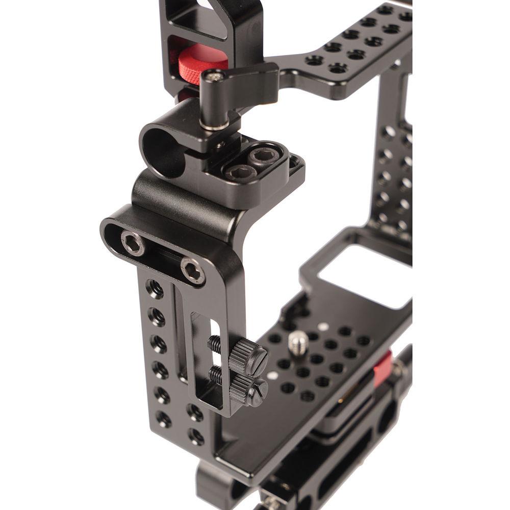 CAME-TV Camera Cage Rig with Top Handle & 15mm Rods for Sony a7R II a7S II