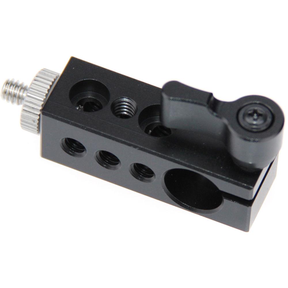 CAMVATE 15mm Rod Clamp With Multiple Threads And 1 4"-20 Screw