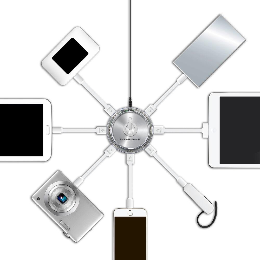 ChargeHub X7 7-Port Round USB Charging Station