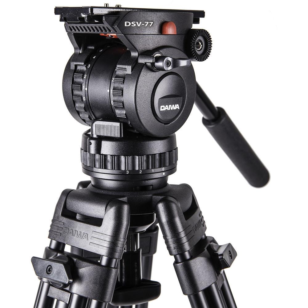 Daiwa Slik DSV-77 Complete Video Tripod System