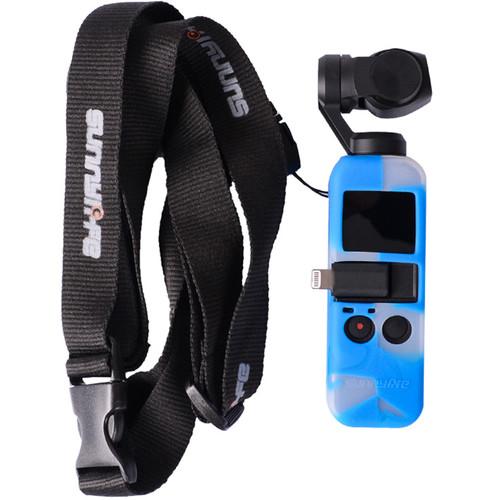 DigitalFoto Solution Limited Silicone Case With Lanyard Neck Strap For DJI Osmo Pocket