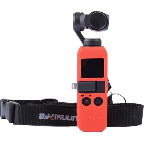 DigitalFoto Solution Limited Silicone Case With Lanyard Neck Strap For DJI Osmo Pocket