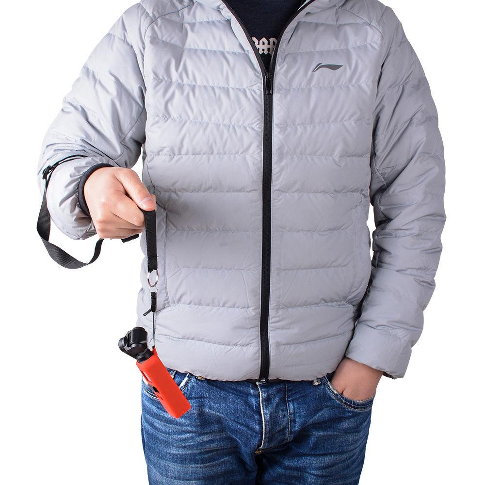 DigitalFoto Solution Limited Silicone Case With Lanyard Neck Strap For DJI Osmo Pocket