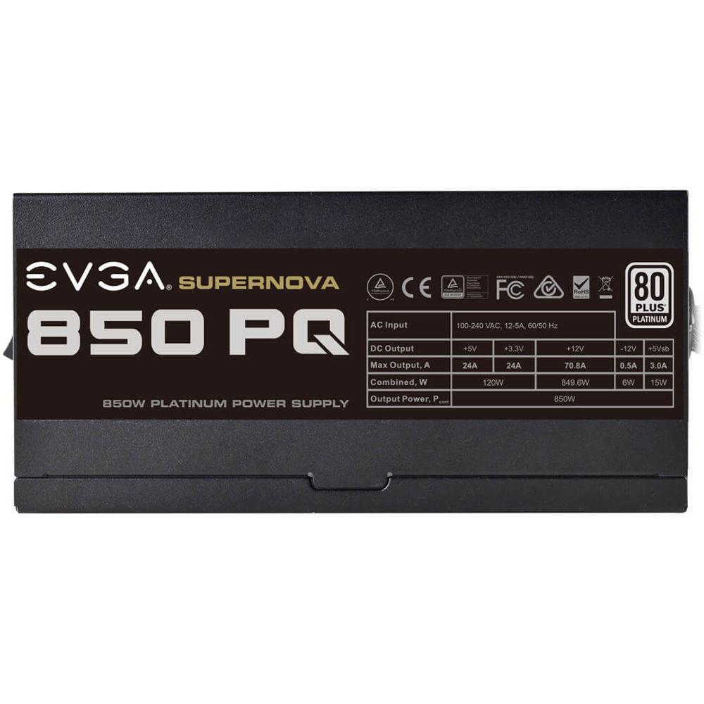 EVGA SuperNOVA 850W PQ Platinum Semi-Modular Power Supply