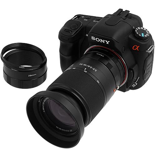 FotodioX Macro Extension Tube Set for Sony A-Mount Cameras: for Extreme Close-Up Photography